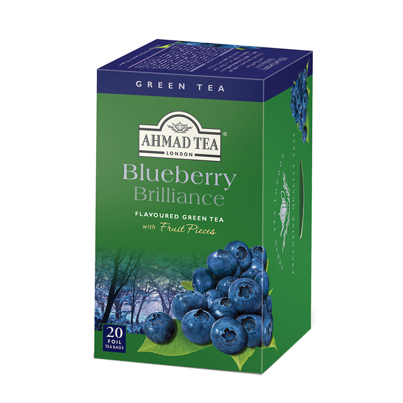 Ahmad Tea London Blueberry Brilliance20 torebek w kopertach aluminiowych