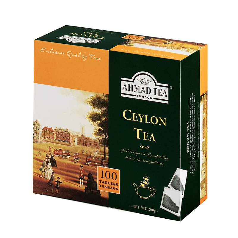 Ahmad Tea London Ceylon Tea100 torebek bez zawieszki