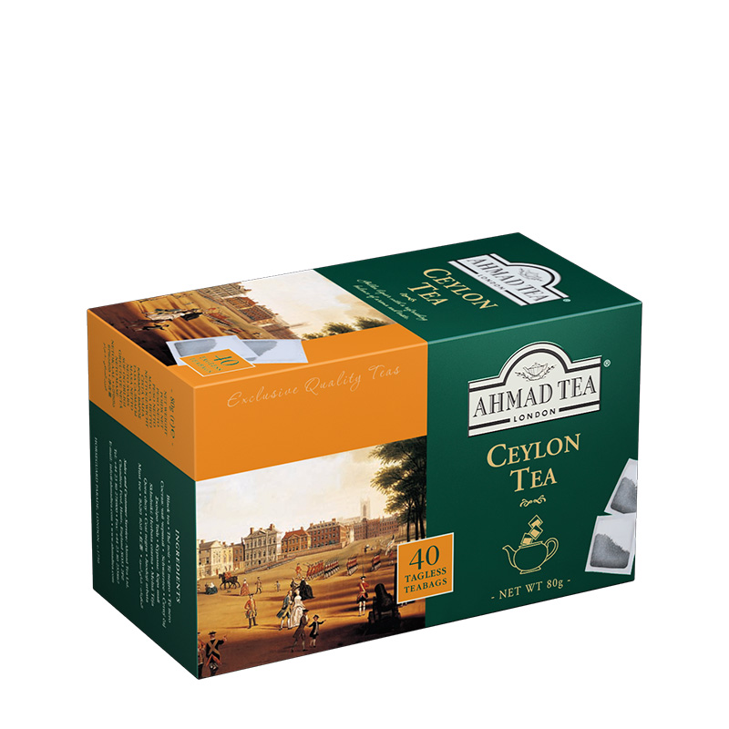Ahmad Tea London Ceylon Tea40 torebek bez zawieszki