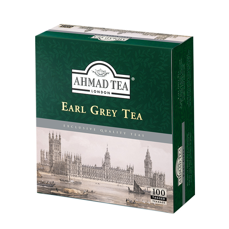 Ahmad Tea London Earl Grey Tea100 torebek z zawieszką