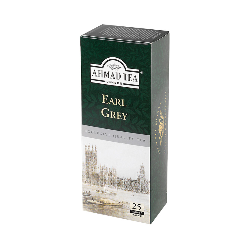 Ahmad Tea London Earl Grey Tea25 torebek z zawieszką