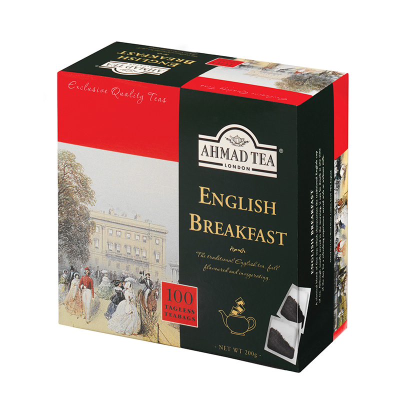 Ahmad Tea London English Breakfast100 torebek bez zawieszki