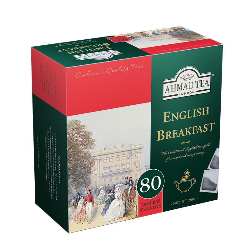 Ahmad Tea London English Breakfast80 torebek bez zawieszki