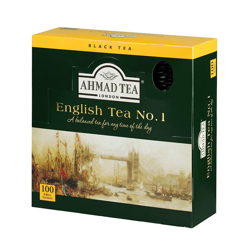Ahmad Tea London English Tea No.1100 torebek w kopertach aluminiowych