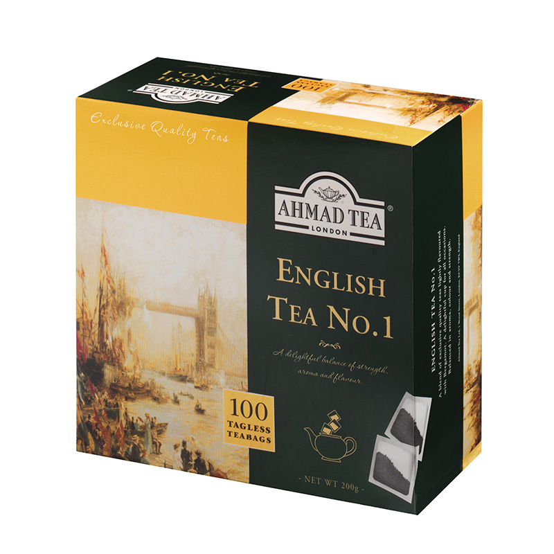 Ahmad Tea London English Tea No.1100 torebek bez zawieszki