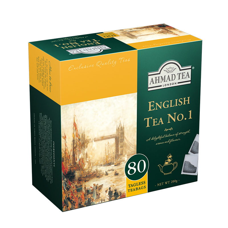 Ahmad Tea London English Tea No.180 torebek bez zawieszki