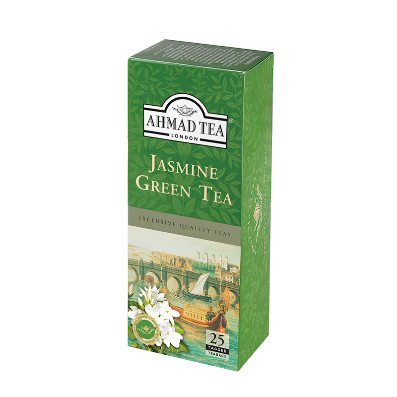 Ahmad Tea London Jasmine Green Tea25 torebek z zawieszką