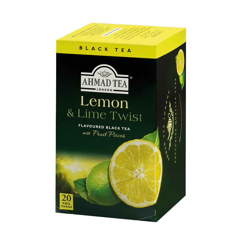Ahmad Tea London Lemon Lime Twist20 torebek w kopertach aluminiowych
