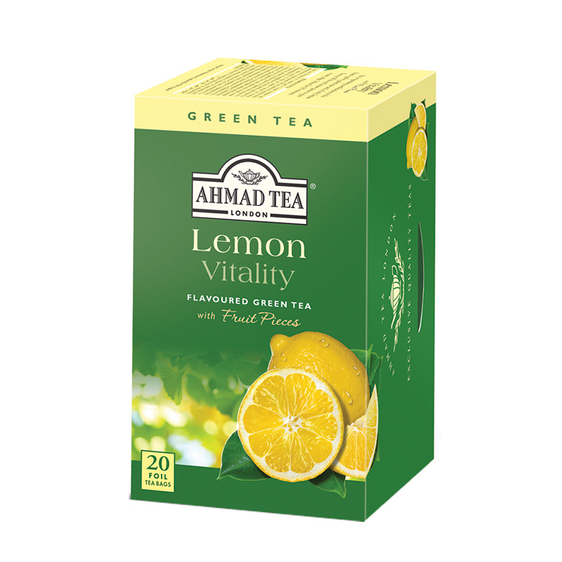 Ahmad Tea London Lemon Vitality20 torebek w kopertach aluminiowych