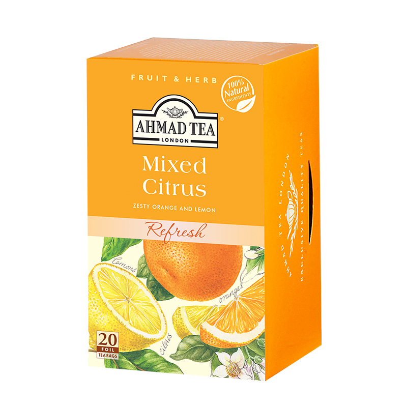 Ahmad Tea London Mixed Citrus20 torebek w kopertach aluminiowych