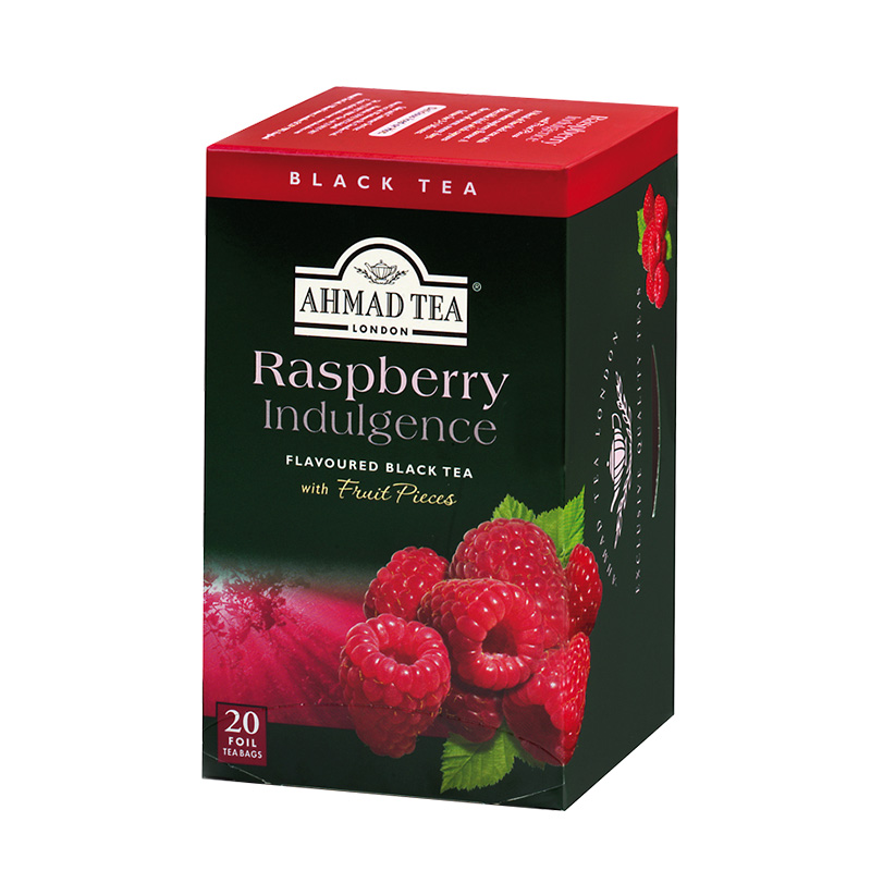 Ahmad Tea London Raspberry Indulgence20 torebek w kopertach aluminiowych