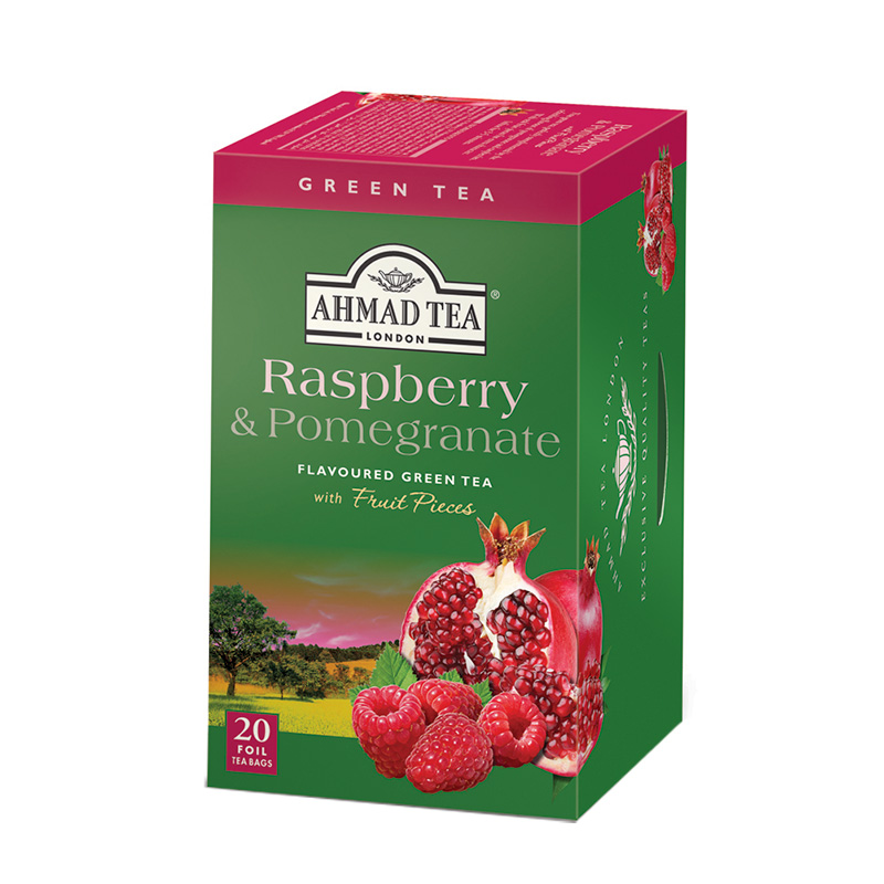 Ahmad Tea London Raspberry Pomegranate20 torebek w kopertach aluminiowych