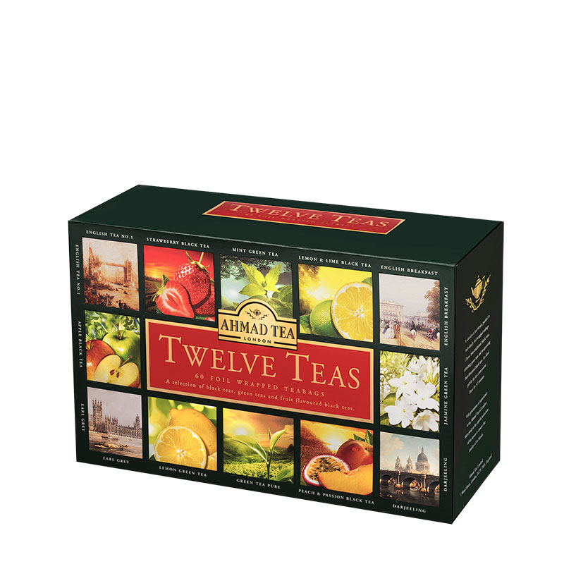 Ahmad Tea London Twelve Teas (Kartonik)12 x 5 torebek w kopertach aluminiowych