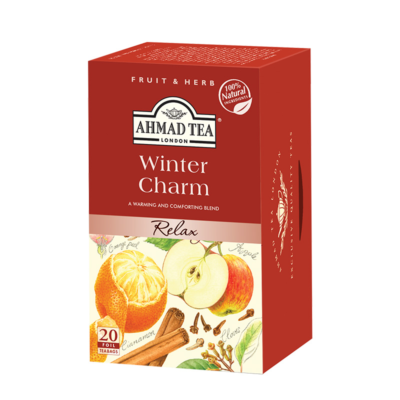 Ahmad Tea London Winter Charm20 torebek w kopertach aluminiowych